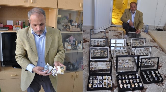 Ceylanpınar?da Servetini Saatlere Harcadı 