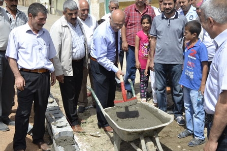 Ceylanpınar?ın 8?nci parkının temeli atıldı