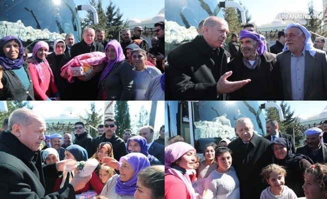 Cumhurbaşkanı Erdoğan Urfa?da vatandaşlarla sohbet etti