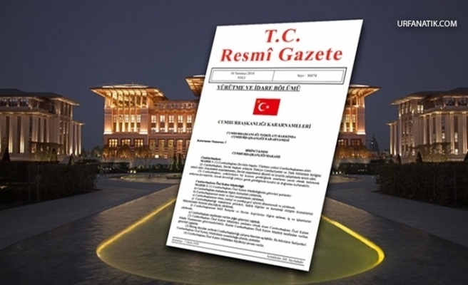 Cumhurbaşkanlığı Atama Kararı Resmi Gazete`de Yayımlandı