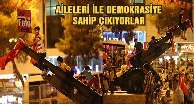 Demokrasi Nöbetindeki Urfalı Çocuklar