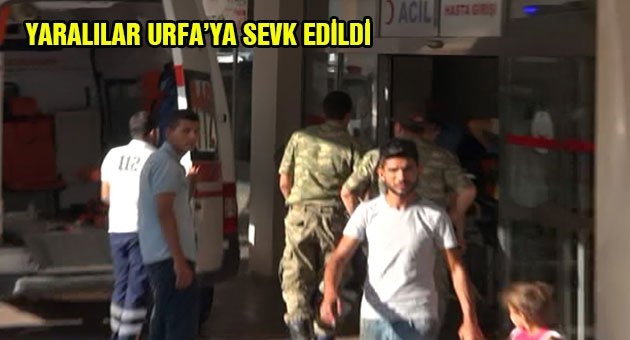 Derik`te  Askeri Araca Bombalı Saldırı 2 Yaralı Urfa?ya Getirildi