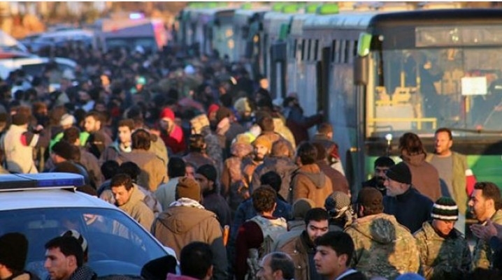 Doğu Halep`ten siviller ve muhaliflerin tahliyesi tamamlandı