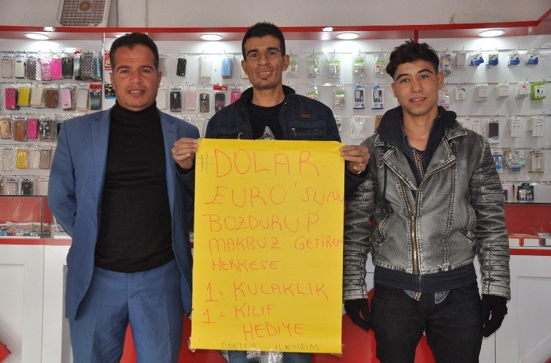 Dövize Bir Tepki`de Ceylanpınar`dan 