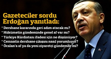 Erdoğan, gündeme ilişkin soruları cevapladı
