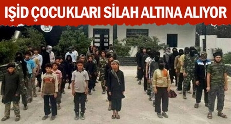 IŞİD çocukları bile silahlandırıyor
