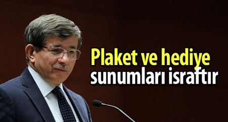 Kamuda plaket hediyelere son!