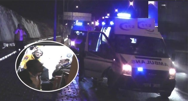 Kazadaki Yaralıları Taşıyan Ambulansta Kaza Yaptı