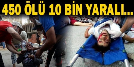 Mısır`da darbeciler katliam yaptı: 450 ölü!
