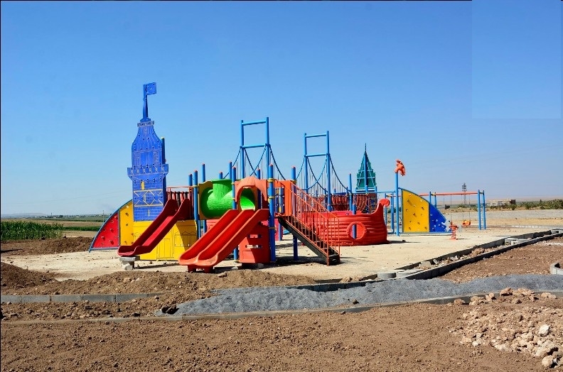 Muratlı Mahallesinde Park Yapım Çalışmaları Hız Kazandı