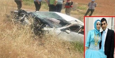 Nişanlı Çift Kazada Öldü