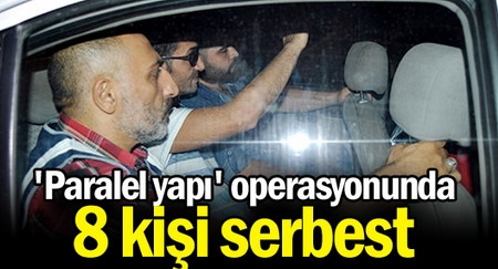 `Paralel yapı` operasyonunda 8 kişi serbest