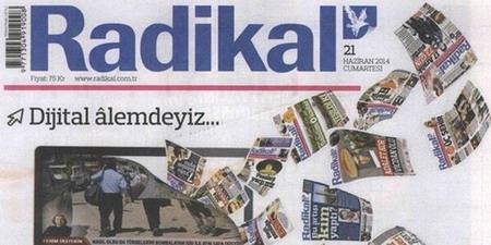 Radikal: Bize ayrılan kağıdın sonuna geldik