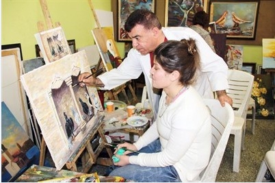 Şanlıurfa`da resim kursuna yoğun ilgi