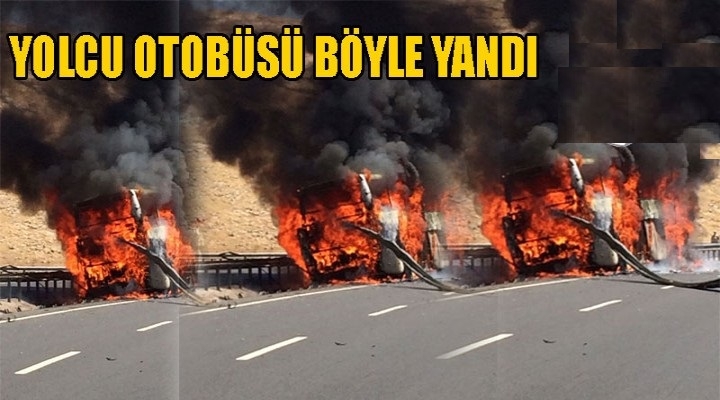 Şanlıurfa?da Şehirlerarası Otobüs Alev Alev Yandı