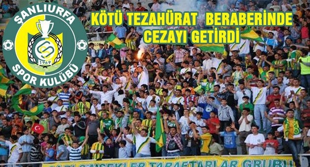 Şanlıurfaspor?a PFDK Şoku
