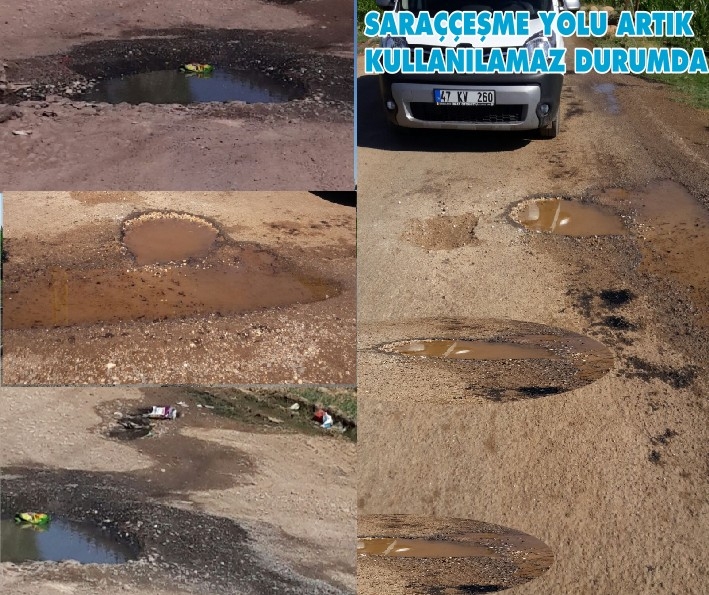 Saraççeşme mahallesi yolları köstebek yuvasına dönmüş durumda