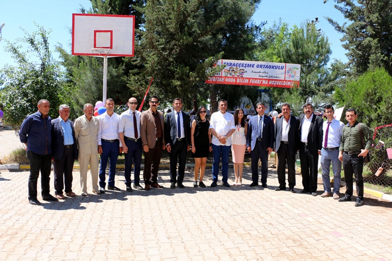 Saraççeşme Ortaokulunda Bilim Fuarı Açıldı