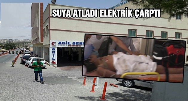 Serinlemek İsterken Akıma Kapıldı