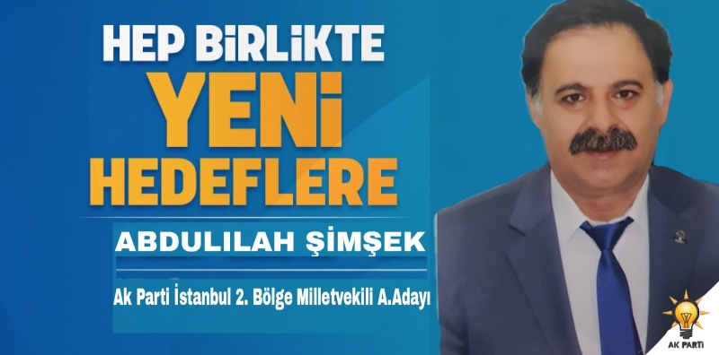 ŞİMŞEK;?MECLİSTE ENGELLİLERİN SESİ OLMAYA ADAYIM?
