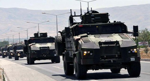 Suriye Sınırına Askeri Sevkiyat