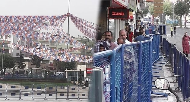 Topçu Meydanı mitinge hazırlanıyor