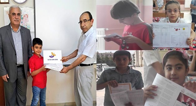Urfa?da 614 bin Öğrencinin Karne Sevinci