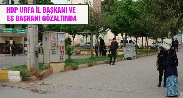 Viranşehir?de DBP Parti Binasına Polis Baskını